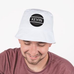 Bucket hat bedrukken - Wit