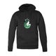Hoodie voor heren bedrukken - Zwart - XL