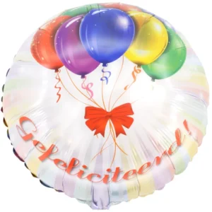Heliumballon gefeliciteerd