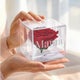Preserved rose in glas (plexi)
