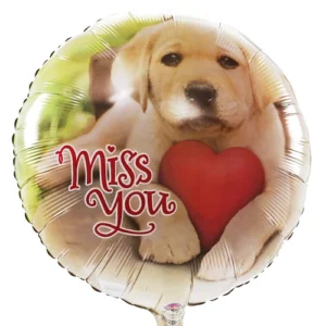 Miss you helium ballon