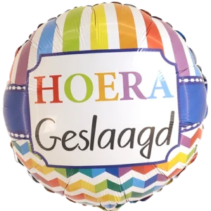 Hoera geslaagd ballon