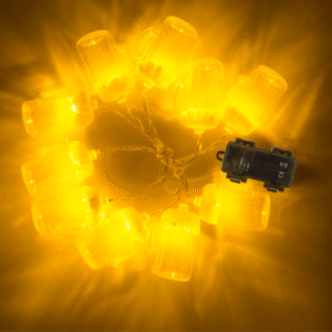 Bierglazen Lichtslinger 160 cm - 10 LED Lampjes - Batterij - Feestdecoratie