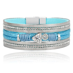 Boho Armband met Meerdere Lagen - Triangle Blauw