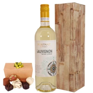 Fortant witte wijn (FR) + 150 gram bonbons