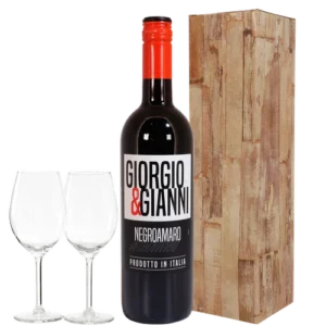 Rode wijn 2 wijnglazen