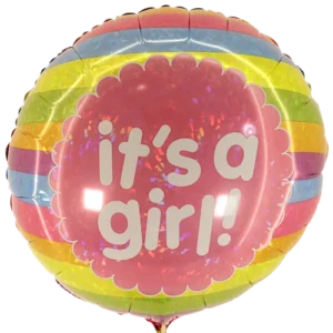 it 's a girl ballon