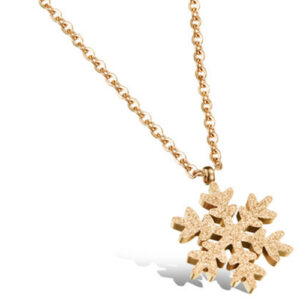 Cilla Jewels ketting Goudkleurig Snowflake Pendant