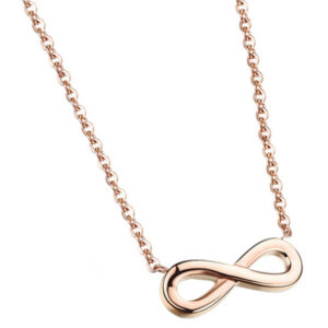 Cilla Jewels ketting Infinity rosegoud Verguld