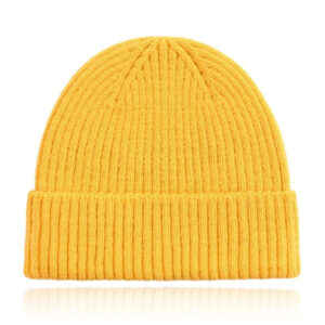 Classic Beanie Muts Dames - Bright Yellow