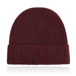 Classic Beanie Muts Dames - Dark Red