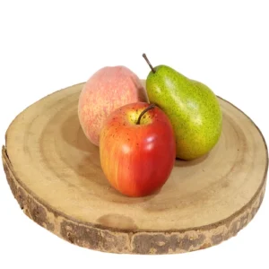 3 stuks fruit Perzik appel sinaasappel