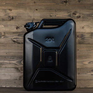 Stalen Jerrycans 20L - Zwart - Duurzaam en Veelzijdig - Robuust - Opslagoplossing - Jerrycan brandstof