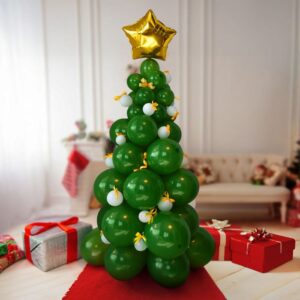 Ballonnen Kerstboom - DIY Balloon Christmas Tree