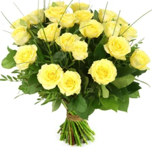 Boeket gele rozen bepaal zelf het aantal