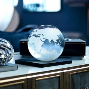 Earth Storm Glass Baroscoop - Ø10 cm - Decoratieve Weersvoorspeller