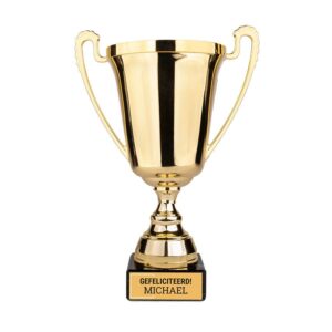 Trofee bedrukken - Goud