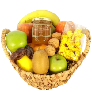 Honing Fruitmand doorsnede circa Ø 25 cm