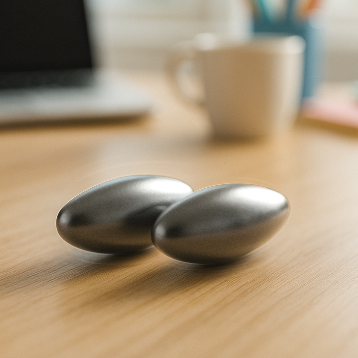 Fidget Magnets - Stressverlichtende Speelmagneten - Set van 2 - 5 cm 1 Fidget Magnets - Stressverlichtende Speelmagneten - Set van 2 - 5 cm