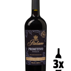 3 flessen Oro Italiano Primitivo Probeerpakket