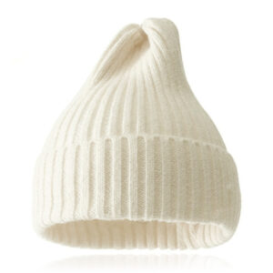 Grof gebreide Beanie Muts Creme - Ruim model