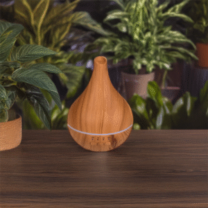 Houten Luchtbevochtiger Diffuser 120ml met LED - USB