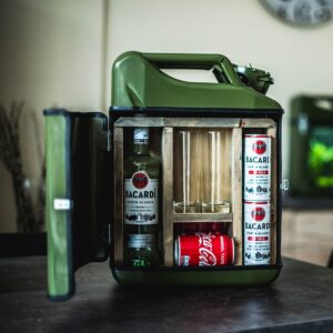 Jerrycan bar groen - Draagbare Drankkast