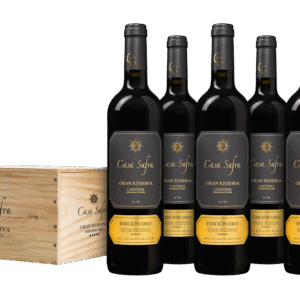 Casa Safra Gran Reserva Edición Oro in wijnkist