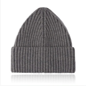 Korte Beanie Muts - Grijs