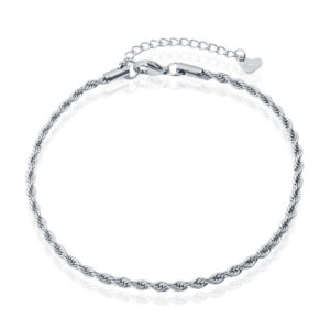 LGT JWLS Enkelband Rope Zilver - 3mm