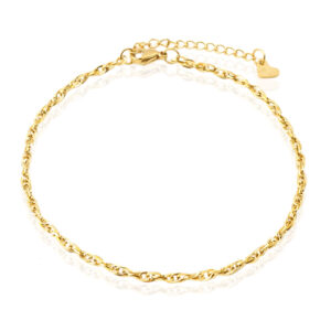 LGT JWLS Enkelband Singapore Goudkleurig - 3mm