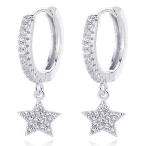 LGT JWLS Oorringen met Ster Hanger - Star Silver