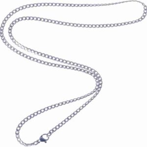 LGT Jewels Cubaanse koord ketting Zilver Gourmet Schakel 3mm-50cm