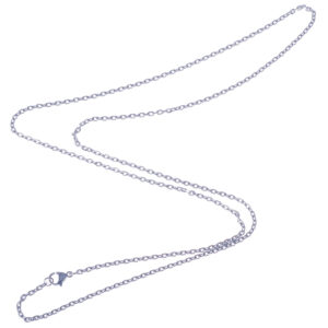 LGT Jewels Jasseron koord ketting Zilver 2mm-70cm