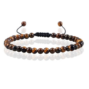 Memphis No.1 Armband - 4mm Tigereye