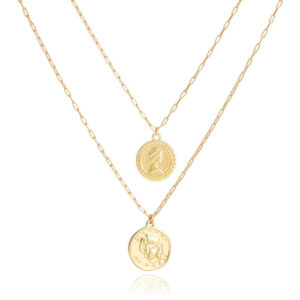 Multilayer Ketting Coins LGT JWLS - 2 lagen