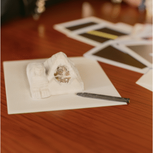 Opgravingsset mummie - 10 mummies - 8 x 9,5 cm - met hamer en borstel