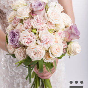 Pastel bruidsboeket - Goud