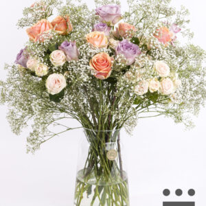 Pastel plus centerpiece - Zilver | Large