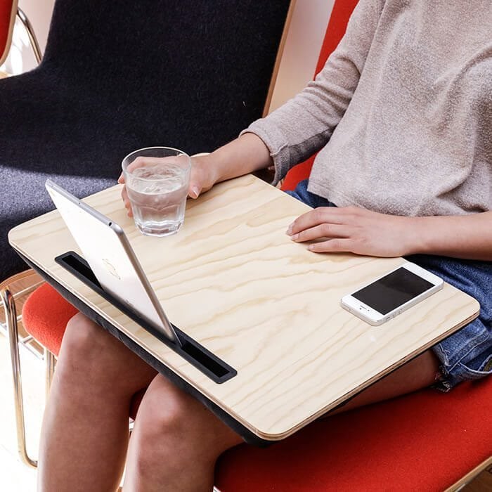 Xl Ibed Tablethouder - Hout 1 Xl Ibed Tablethouder - Hout