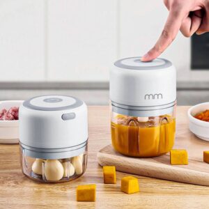 Mini Food Processor - Oplaadbaar - 2 Kopjes (200/300ml)
