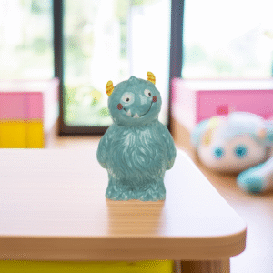 Spaarpot Blauw Monster met Horens