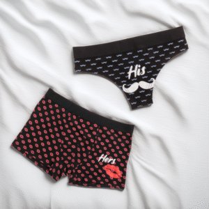 Ondergoed Set His & Hers - 2 Stuks - Katoen - Luxe Cadeauverpakking