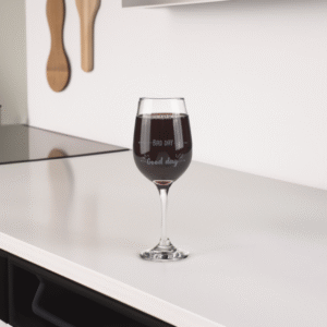 Wijnglas &apos;Good day, Bad day, Don&apos;t even ask&apos;