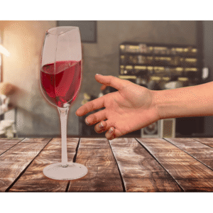 Half wijnglas - 21 x 8 cm - 200 ml