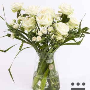 Wit centerpiece - Goud | Medium